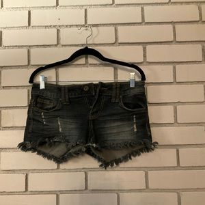 Dark wash shorts size 7